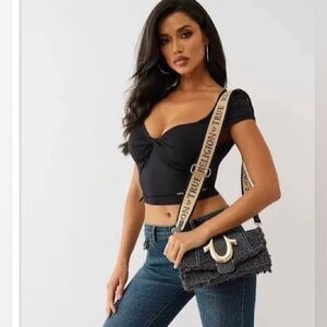 True Religion Denim Bag, NWT